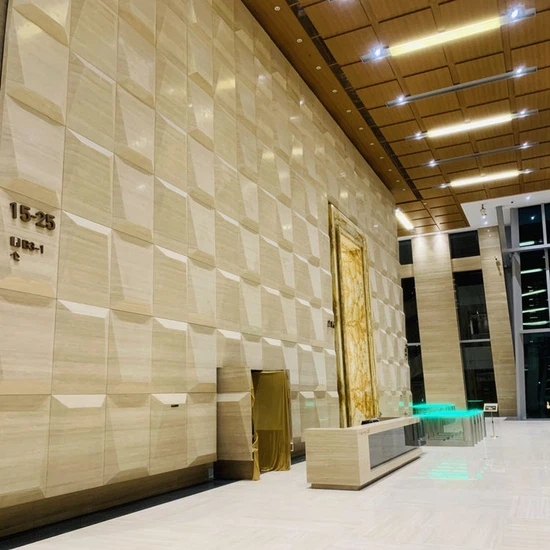 Roman travertine exotic wall Roman travertine exotic wall