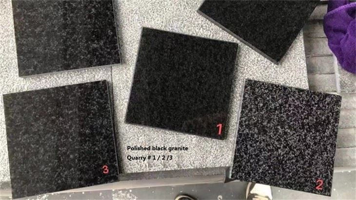 24 X 24 Black Granite Tile