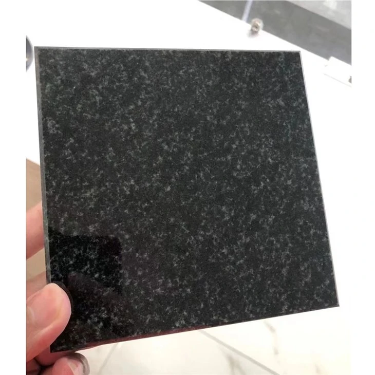 Azulejo de granito preto 12x12