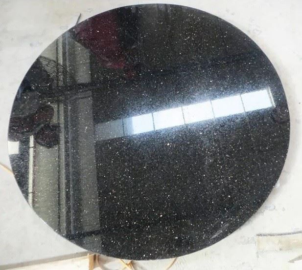 Round Granite Top End Table