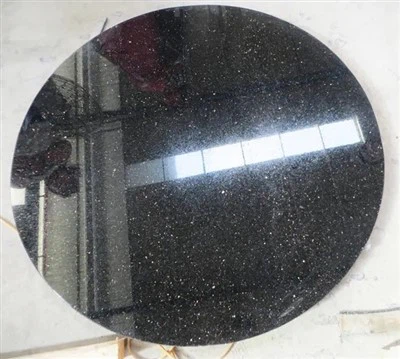Tampo de mesa redondo de granito de 54 polegadas