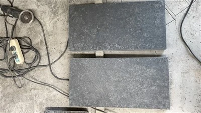 Pavimentadoras de laje preta