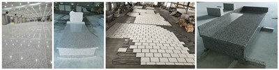 Azulejos de pedra ao ar livre