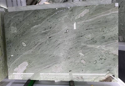 Parede de mármore verde de luxo